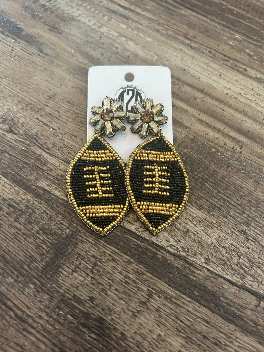 Football earrings