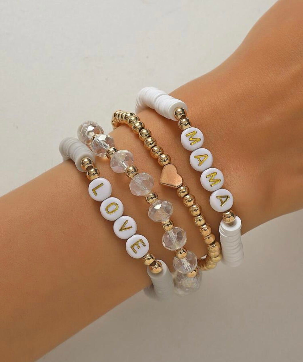 Mama Love bracelet set