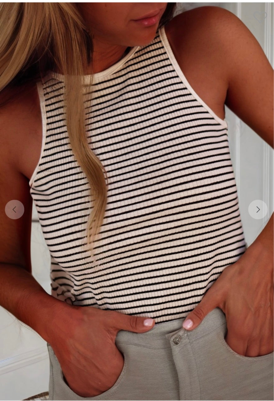 White striped tank