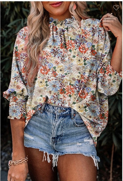 Floral blouse